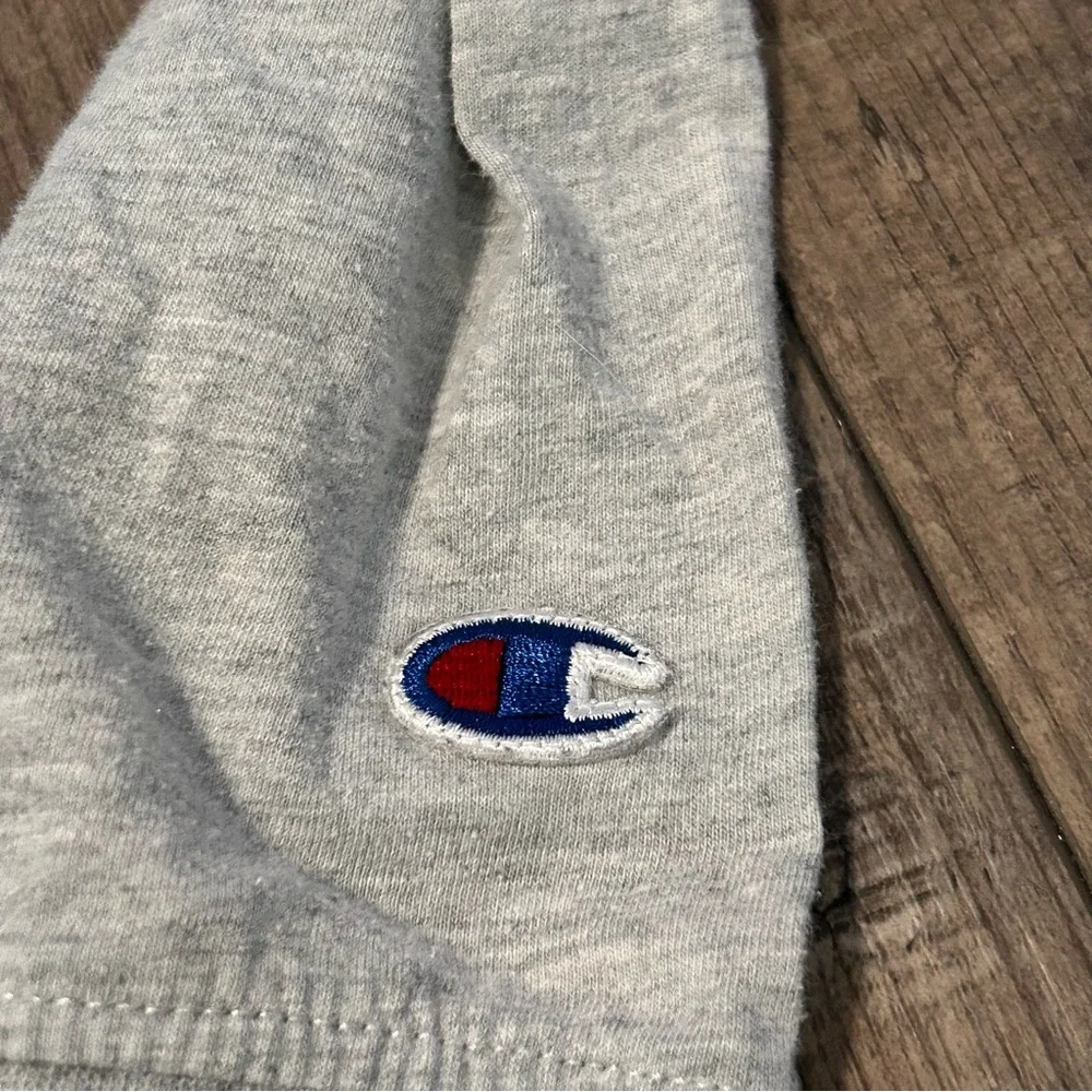 Champion Youth Large Gray Long‎ Sleeve Shirt with Hoodie